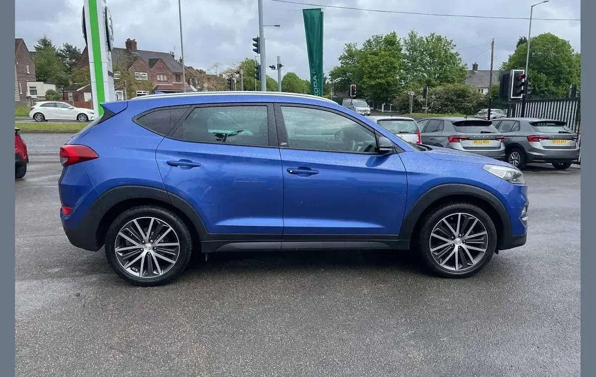 Używany Hyundai Tucson GO! 174 KM (127 kW) 2018 Niebieski SUV