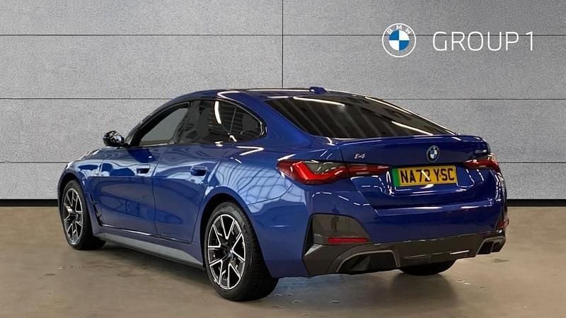 Used BMW i4 M Sport 246 kW (335 HP) 2022 Blue Sedan