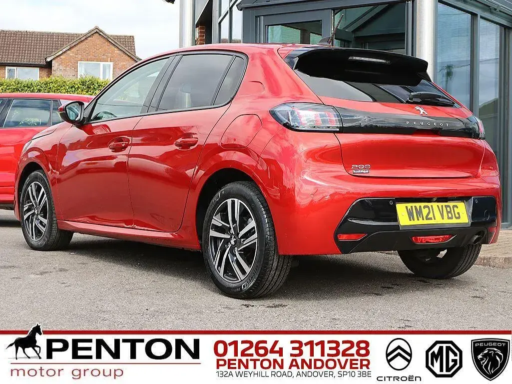 Used Peugeot 208 Allure Premium 2021 Red Hatchback