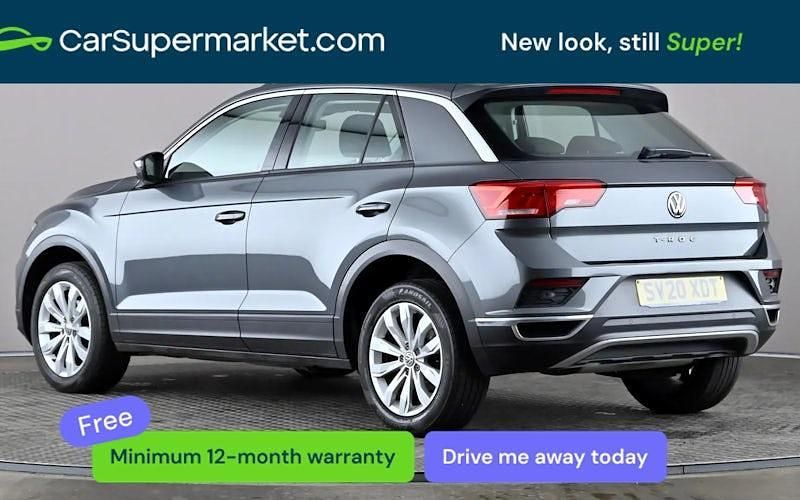Used VW T-Roc SE 116 HP (85 kW) 2020 Grey SUV