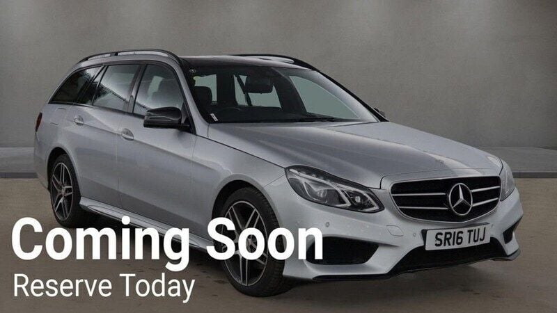 Silver Used 2016 Mercedes E220 Premium Estate | £16,750 (Expensive) - Image 1/4