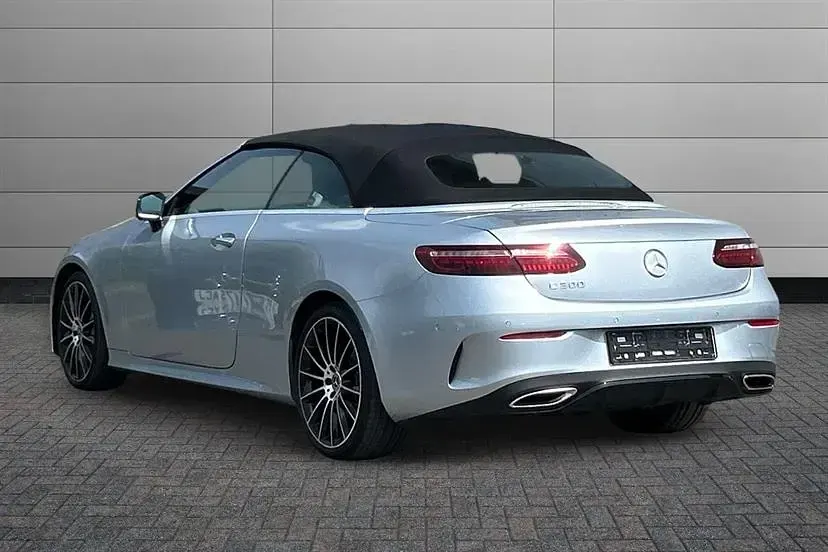 Used Mercedes E300 AMG line 258 HP (189 kW) 2023 High tech silver Cabriolet