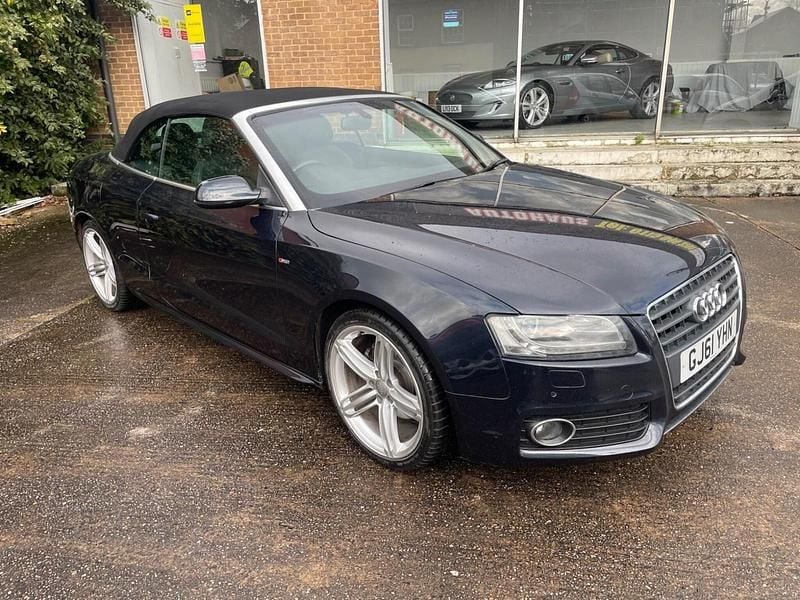 Used Audi A5 Cabriolet S-Line 2011 Blue Cabriolet