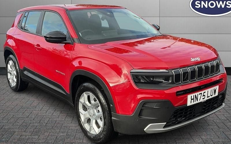 Red New 2025 Jeep Avenger Altitude SUV | £19,367 (Good price) - Image 1/4