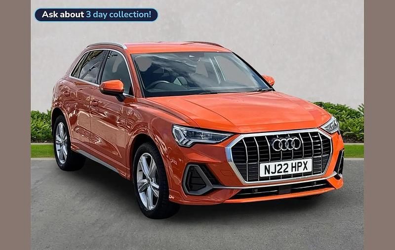 Used Audi Q3 S-Line 147 HP (108 kW) 2022 Orange SUV