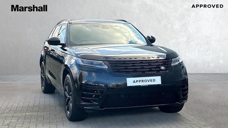 Metallic santorini black Used 2024 Land Rover Range Rover Velar SE Dynamic SUV | £52,253 - Image 1/4