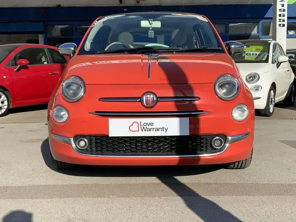 Used Fiat 500 69 HP (50 kW) 2017 Orange Hatchback
