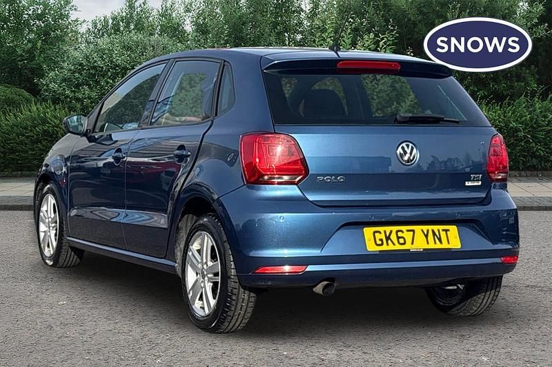 Used VW Polo Edition 90 HP (66 kW) 2017 Blue