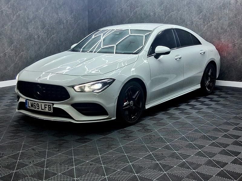Used Mercedes CLA220 AMG line 190 HP (139 kW) 2019 White Sedan