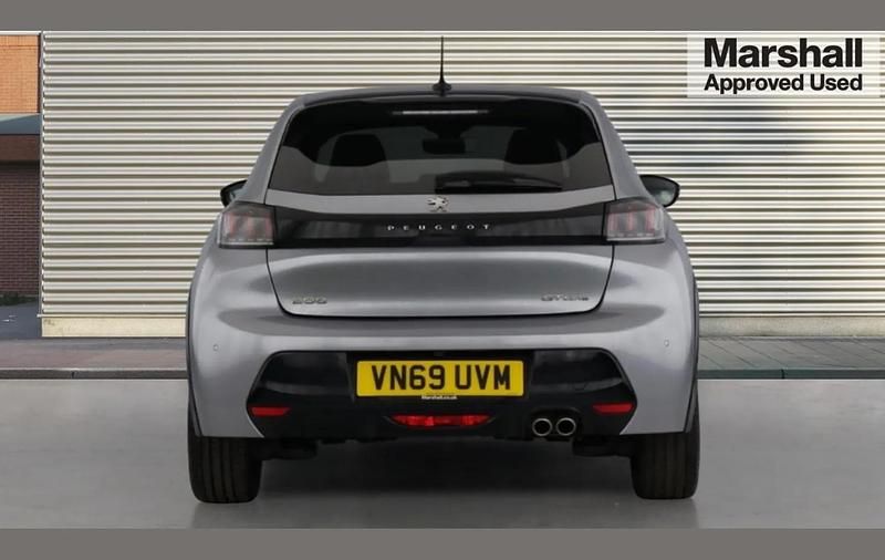 Used Peugeot 208 GT-line 128 HP (94 kW) 2020 Grey Hatchback