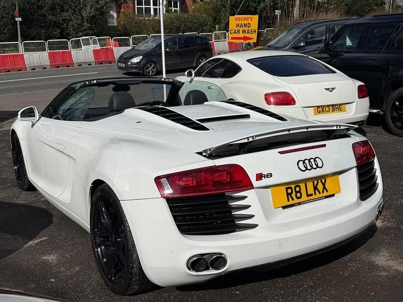 Used Audi R8 Spyder Prestige 430 HP (316 kW) 2012 White Cabriolet