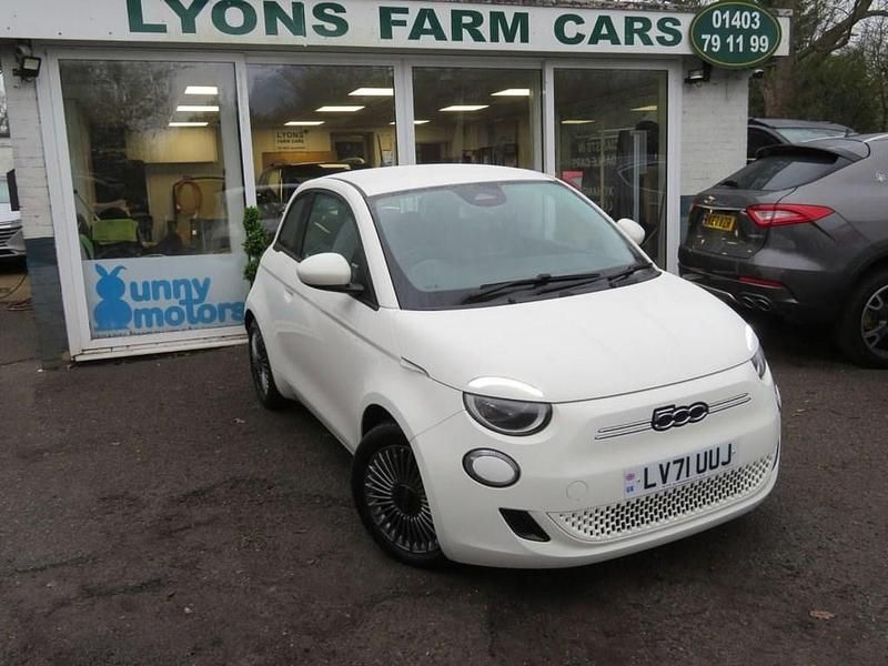 Used Fiat 500e Icon 86 kW (118 HP) 2021 White Hatchback