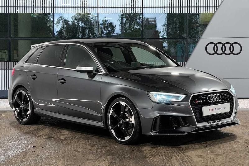 Grey Used 2018 Audi RS3 Sportback Advanced Hatchback | £31,727 (A bit pricey) - Image 1/4