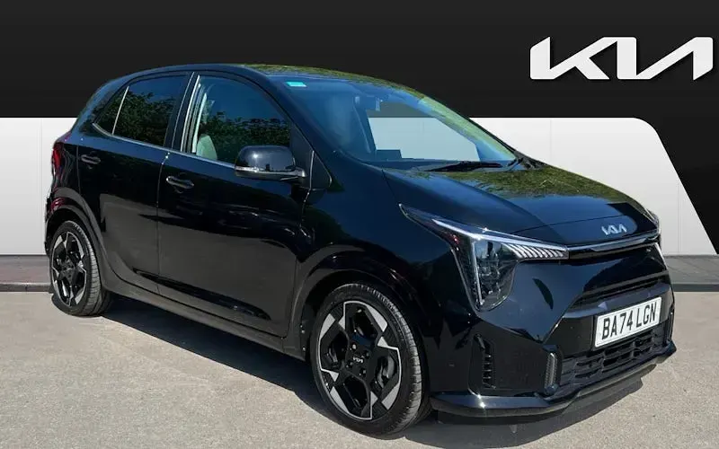Begagnad Kia Picanto 77 HK (56 kW) 2024 Svart Halvkombi