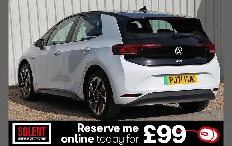 Used VW ID.3 Pro 106 kW (145 HP) 2022 White Hatchback