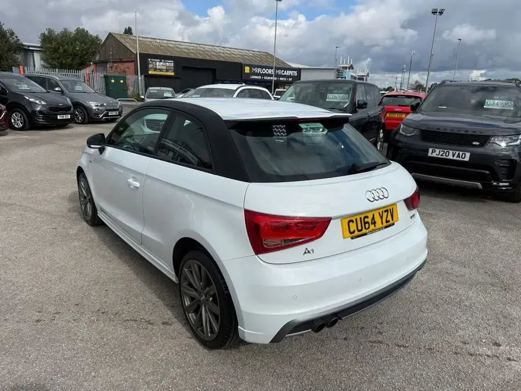 Used Audi A1 S-Line 122 HP (89 kW) 2014 White Hatchback