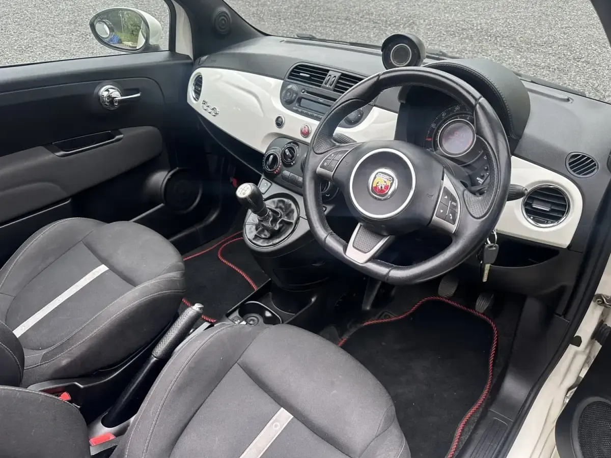 Used Abarth 500C 2013 White Cabriolet