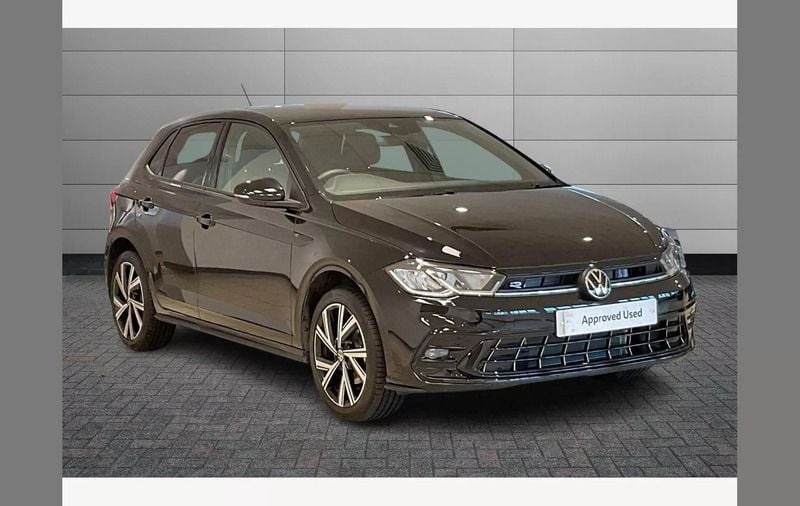 Black Used 2025 VW Polo R-line Hatchback | £23,189 (Fair price) - Image 1/4