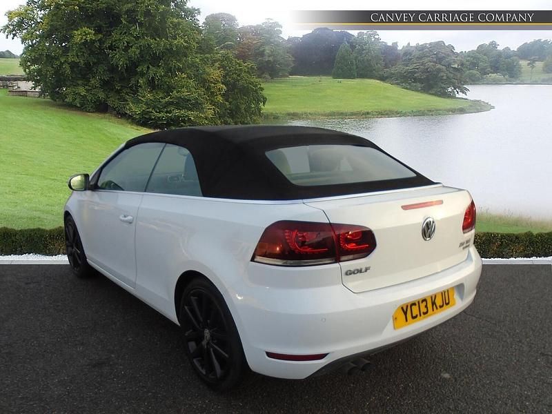 Used VW Golf Cabriolet GT 140 HP (102 kW) 2013 White Cabriolet