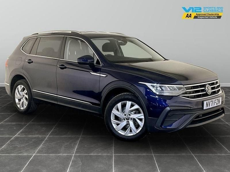Blue Used 2022 VW Tiguan Allspace S SUV | £19,995 (Super price) - Image 1/2