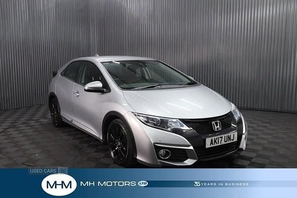 Silver Used 2017 Honda Civic SE Plus Hatchback | £7,995 (Fair price) - Image 1/4