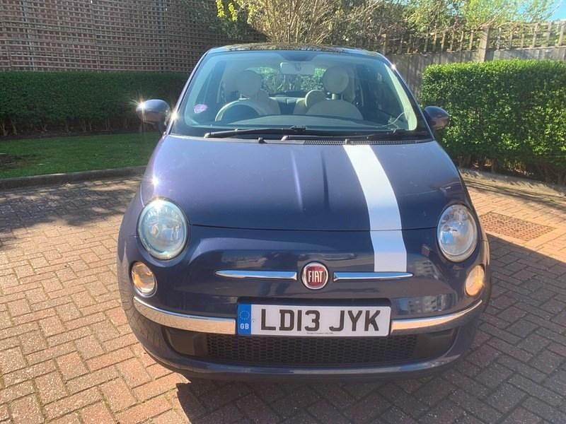 Usado Fiat 500 Lounge 2013 Azul Citadino