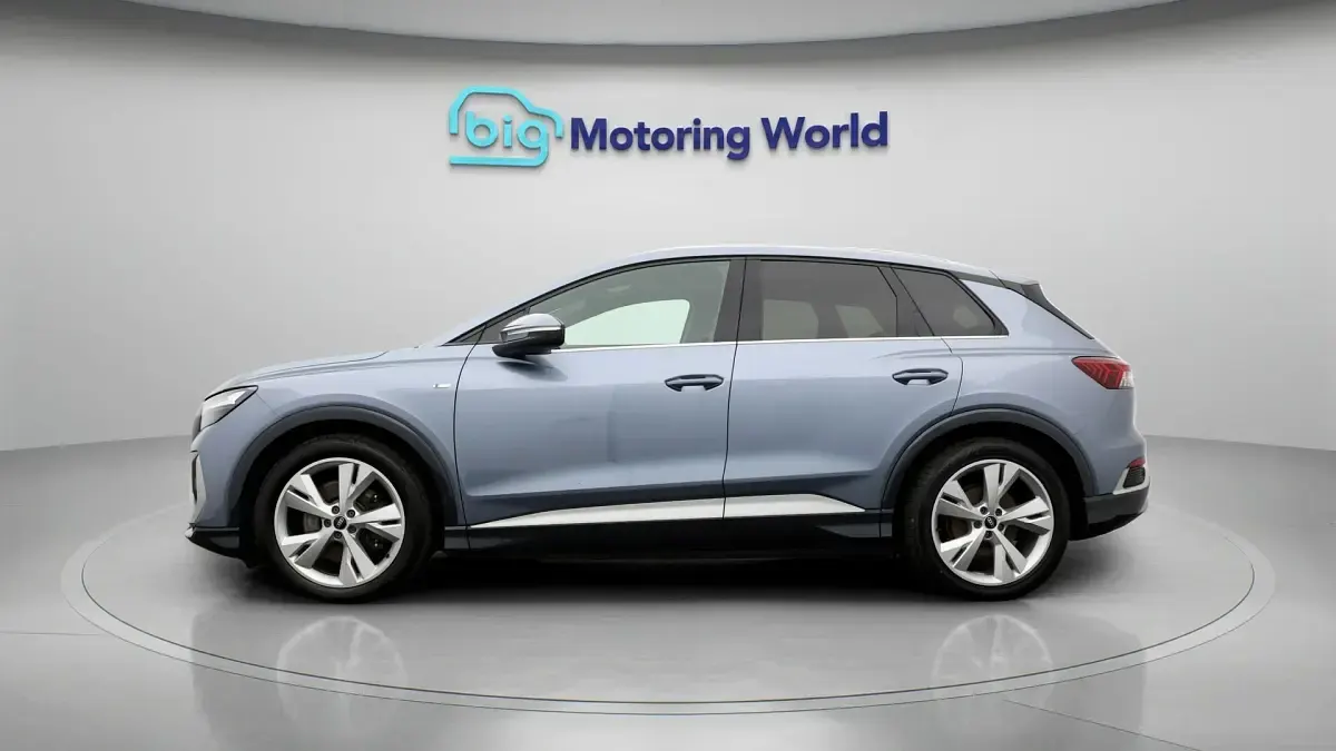 Used Audi Q4 e-tron S-Line 150 kW (204 HP) 2022 Blue SUV