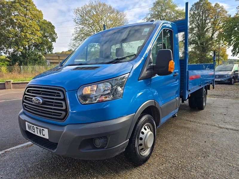 Usado Ford Transit 130 HP (95 kW) 2019 Azul Cabrios
