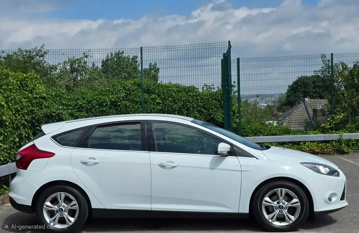 Used Ford Focus Zetec 98 HP (72 kW) 2014 White Hatchback