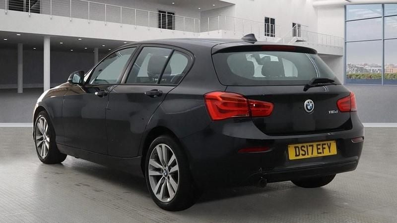 Used BMW 116 Sport Line 2017 Sapphire black Hatchback