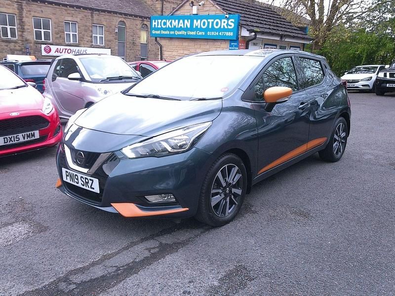 Begagnad Nissan Micra Acenta 2019 Grå Halvkombi