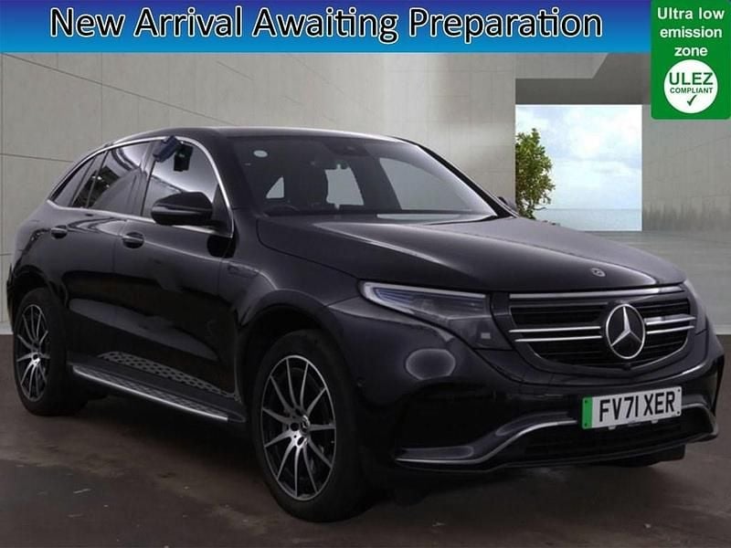 Used Mercedes EQC400 AMG line 300 kW (408 HP) 2022 Black SUV