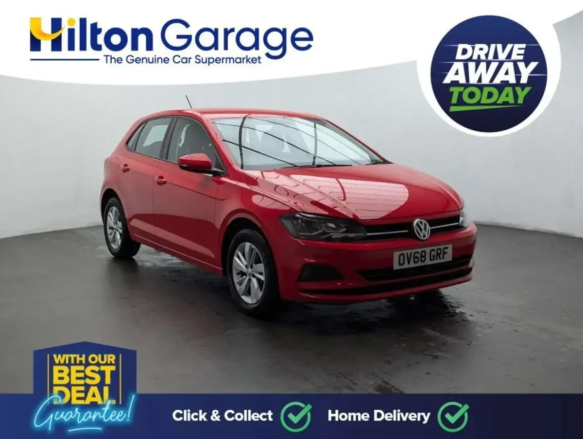Usado VW Polo SE 95 HP (69 kW) 2018 Vermelho Citadino