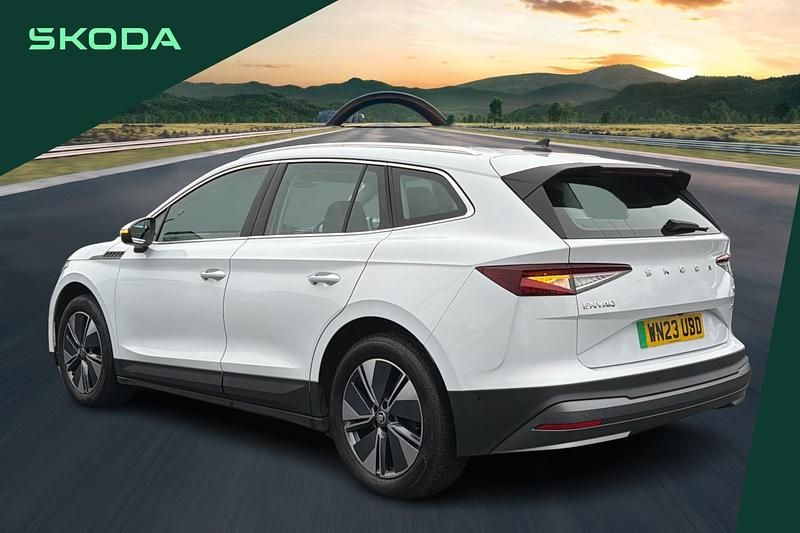 Used Skoda Enyaq iV ecoSuite 150 kW (204 HP) 2023 White SUV