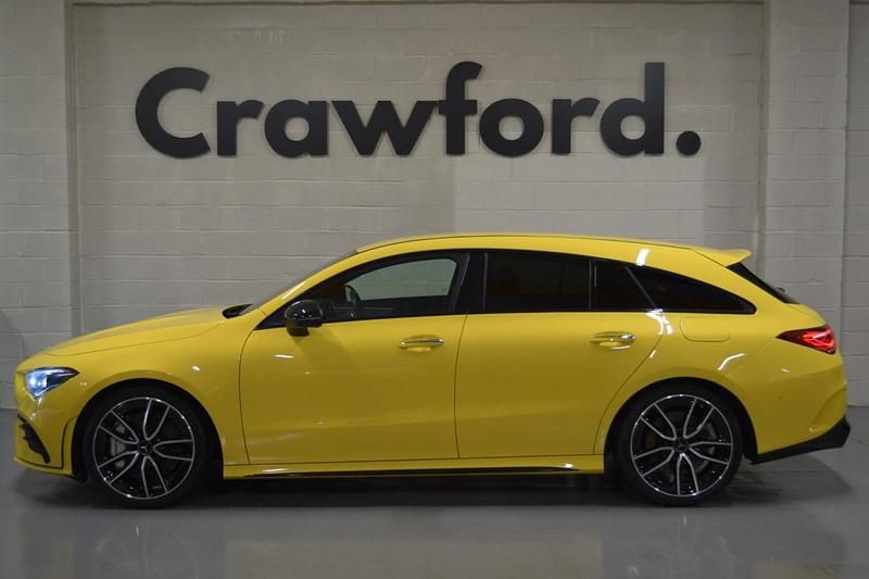 Used Mercedes CLA35 AMG AMG 2019 Yellow Estate