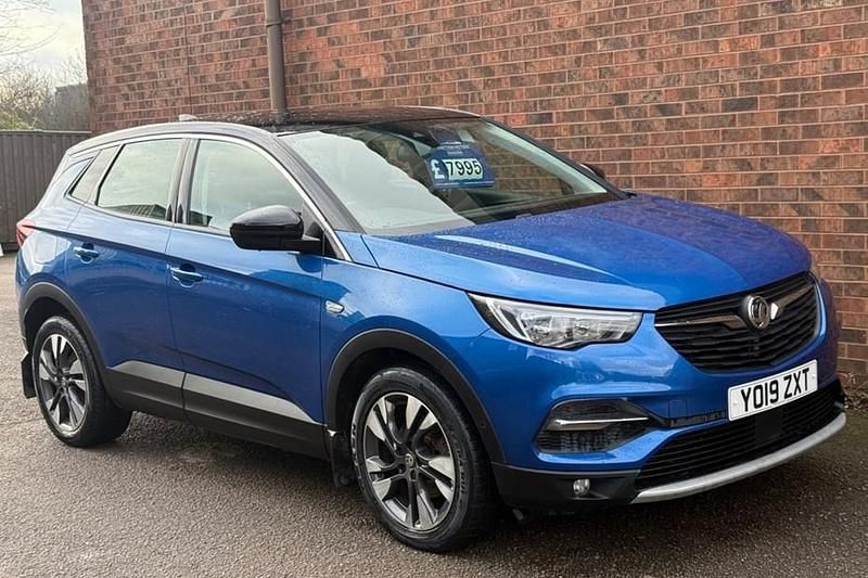 Used Vauxhall Grandland X Sport 130 HP (95 kW) 2019 Blue SUV