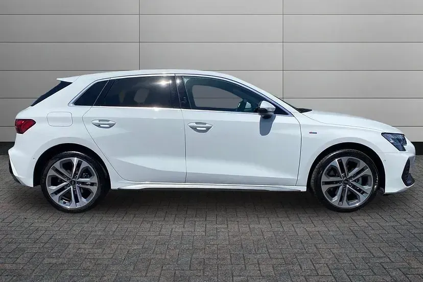 New Audi A3 Sportback e-tron S-Line 201 HP (147 kW) 2026 Arkona white Hatchback