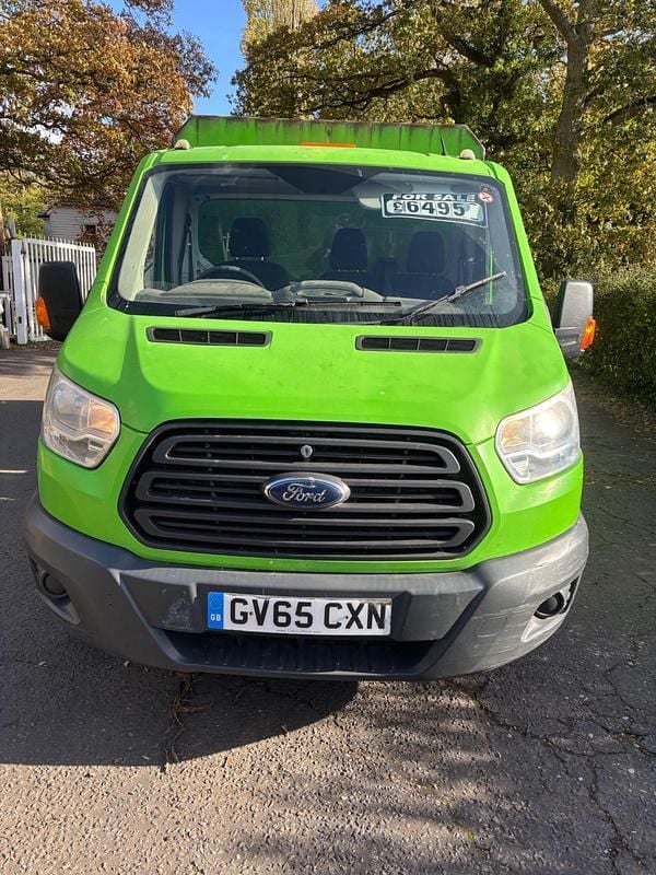 Used Ford Transit 100 HP (73 kW) 2016 Green Cabriolet