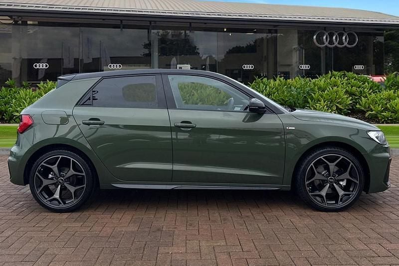 New Audi A1 Sportback Black Edition 2026 Green Hatchback