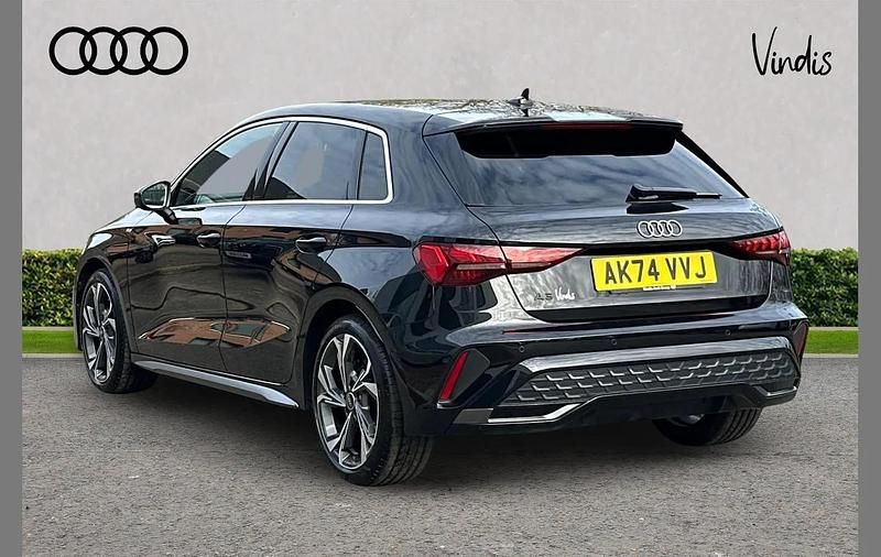 Used Audi A3 S-Line 113 HP (83 kW) 2025 Black Hatchback