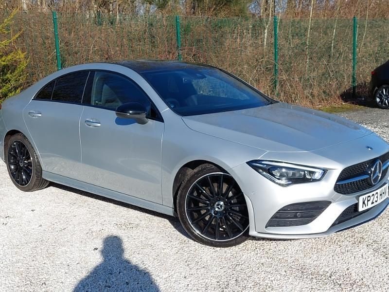 Used Mercedes CLA220 AMG Line Premium Plus 190 HP (139 kW) 2023 Silver Sedan