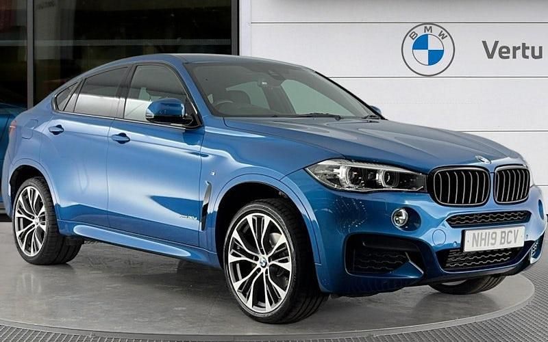 Used BMW X6 M Sport 258 HP (189 kW) 2019 Blue SUV