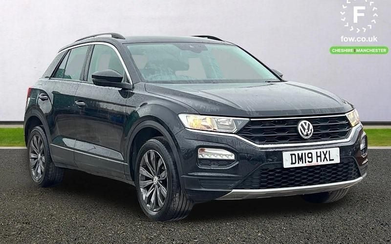 Black Used 2019 VW T-Roc SE SUV | £12,899 (Fair price) - Image 1/4
