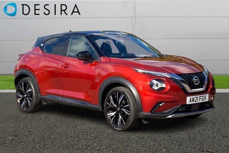 Red Used 2021 Nissan Juke Tekna+ SUV | £16,990 (Fair price) - Image 1/4