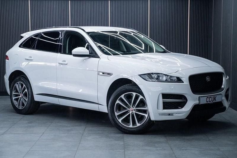 White Used 2017 Jaguar F-Pace R-Sport SUV | £14,389 (Good price) - Image 1/4