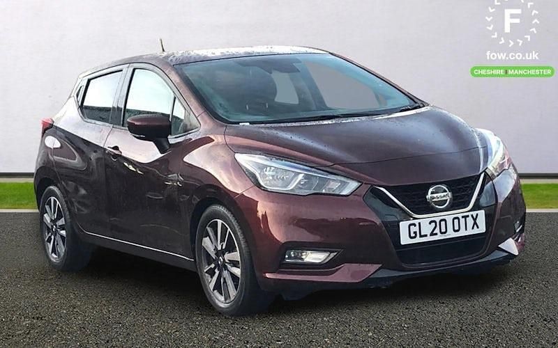 Red Used 2020 Nissan Micra Tekna Hatchback | £12,399 (Fair price) - Image 1/4