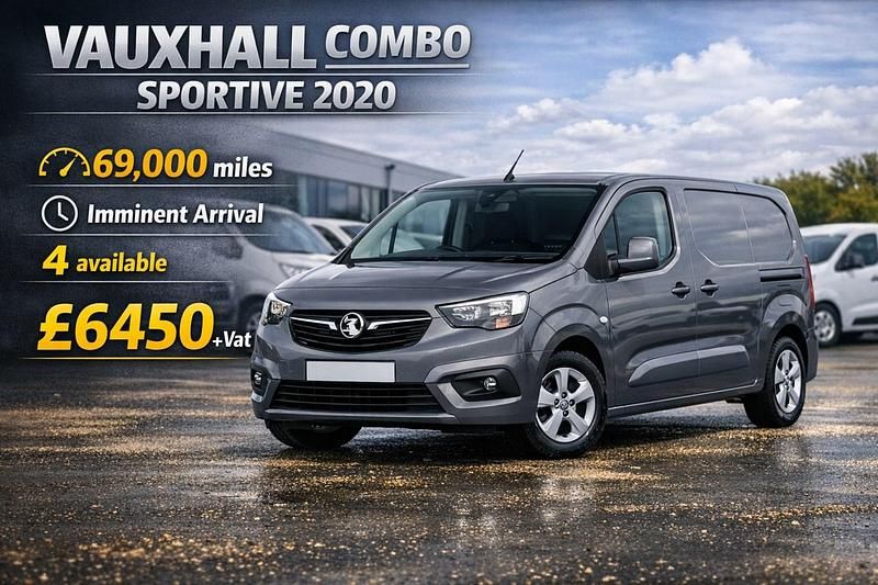 Used Vauxhall Combo Sportive 100 HP (73 kW) 2020 Grey MPV