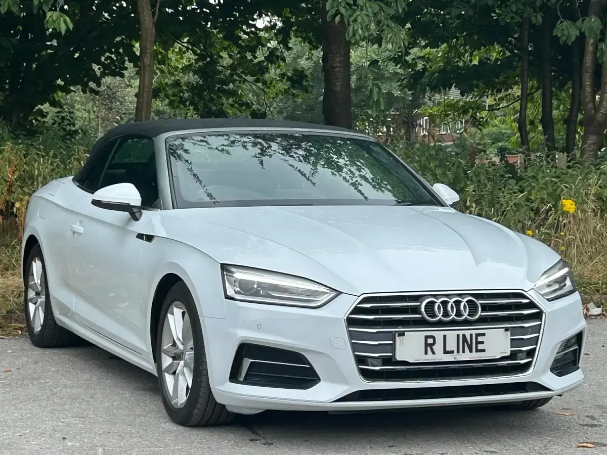 Used Audi A5 Cabriolet Sport 190 HP (139 kW) 2017 White Cabriolet