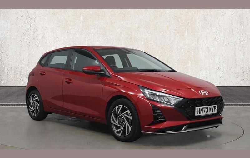Red Used 2023 Hyundai i20 Advanced Hatchback | £14,730 (Fair price) - Image 1/4