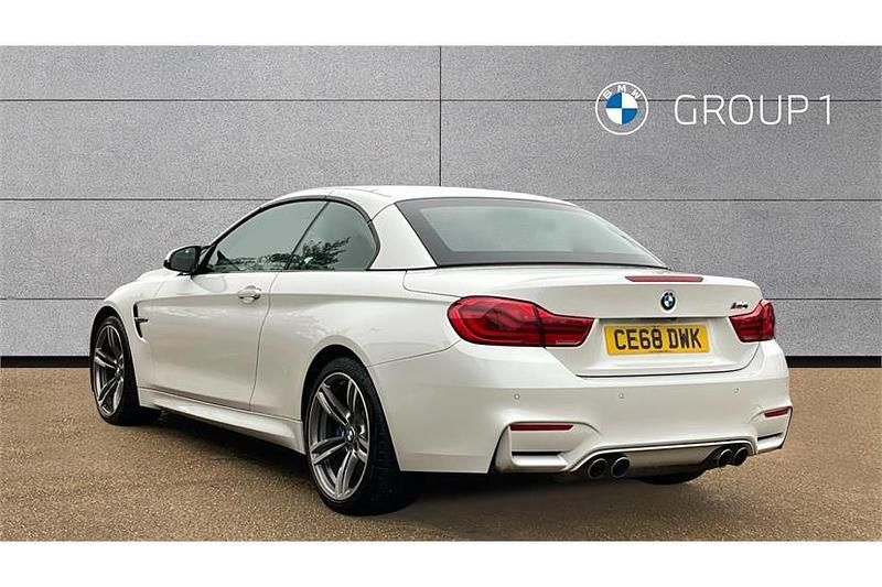 Used BMW M4 Cabriolet Shadowline 431 HP (317 kW) 2018 White Cabriolet